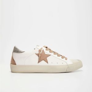 White Stardust Vintage Sneakers